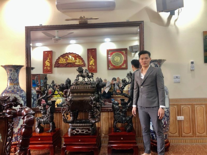 Đỉnh Trúc Bằng Đồng 1m5 Lắp Đặt Tại Nhà Cho Khách Nam Định