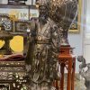 Tượng Khổng Minh -Tượng Gia Cát Lượng bằng đồng khảm ngũ sắc