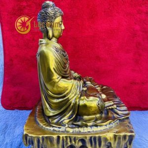 Tượng Phật Thích Ca Bằng Đồng Vàng Cao 40cm