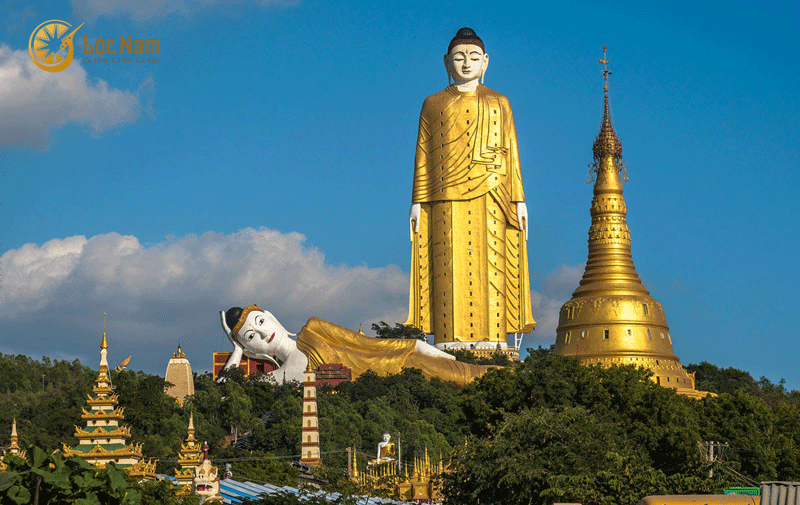 Tượng đứng và tượng nằm lớn nhất tại Myanmar